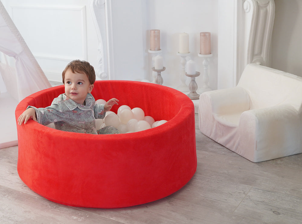 Piscină cu bile, Catifea Roșie TWINDECO Red Velvet