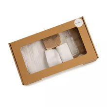 Încarcă imaginea în vizualizatorul Galerie, Set trusou Muselina, TWINDECO Pure White pentru fetită/băiat alb cu dantelă, 7 piese
