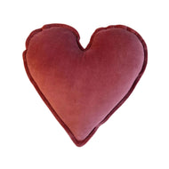 Pernă Inimă Roz Antic, TWINDECO Velvet Heart Antique Pink