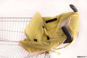 BebeDock - Husă pentru căruciorul de cumpărături, culoarea Verde