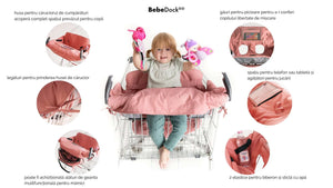 BebeDock - Husă pentru căruciorul de cumpărături