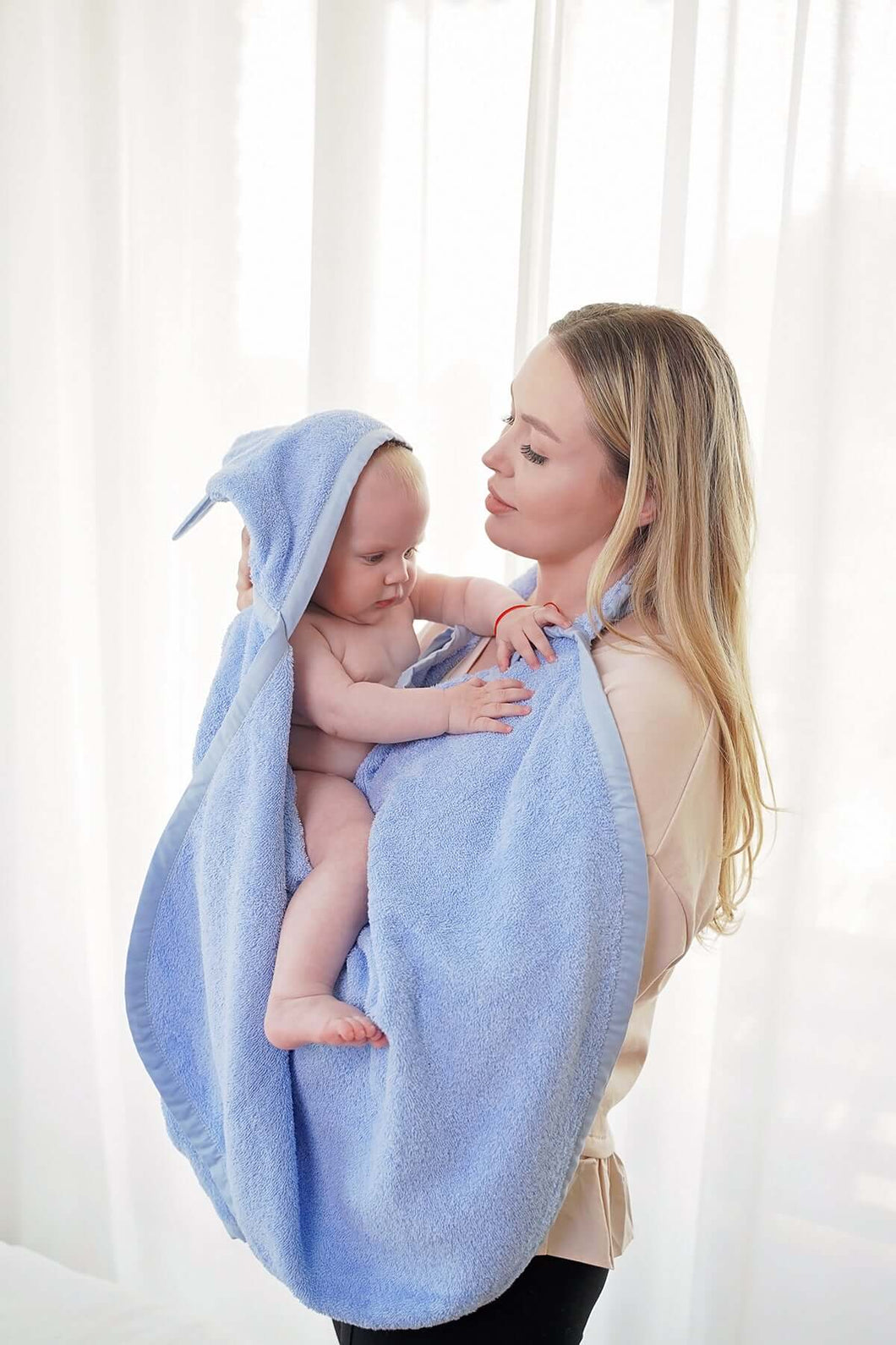 BebeHug - prosop pentru bebeluși, Hands-free, frotir 100% bumbac 