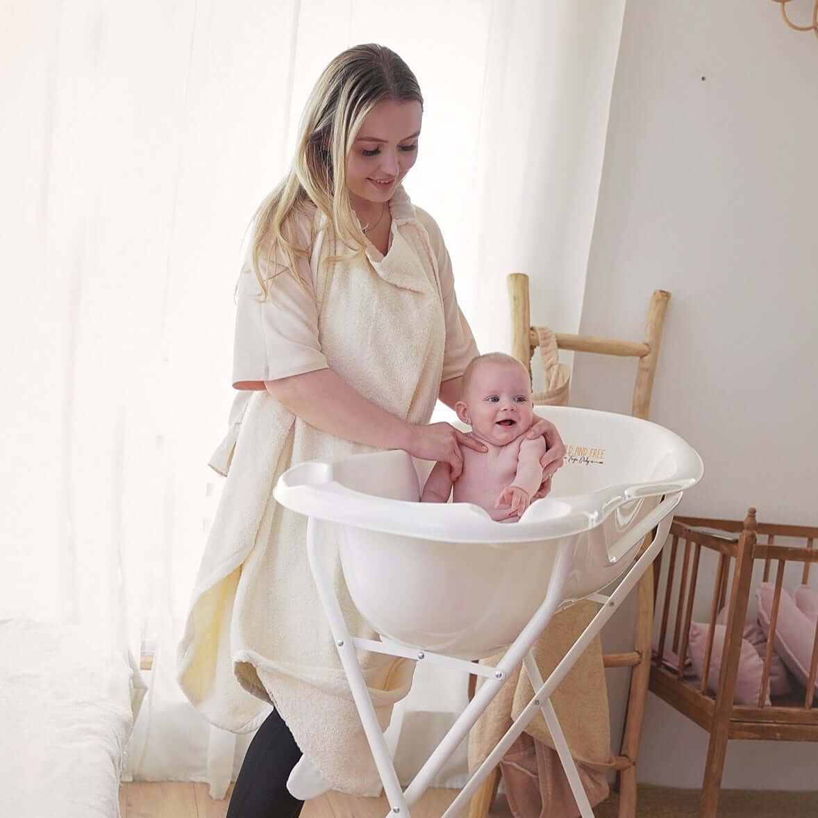 BebeHug - prosop pentru bebeluși, Hands-free, 100% bumbac