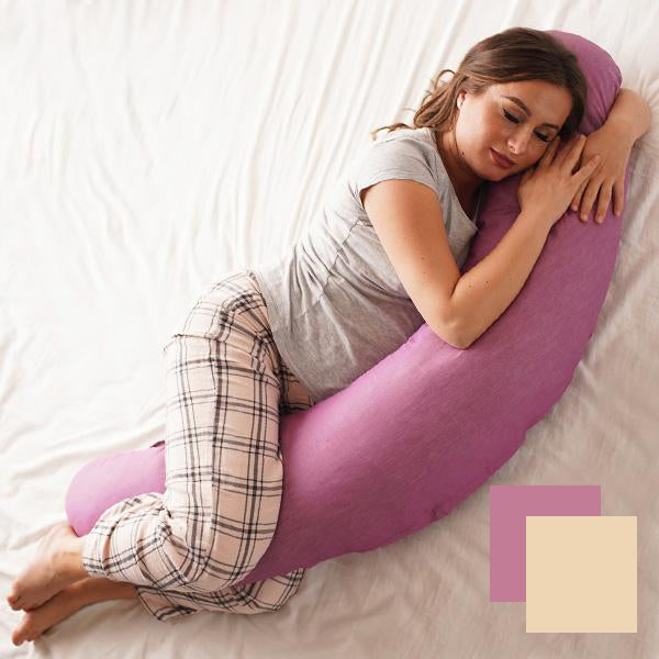 Pernă Gravide și Alăptat TWINDECO Grande cu Doua Huse CULOARE LA ALEGERE!