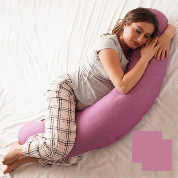 Pernă Gravide și Alăptat TWINDECO Grande cu Doua Huse CULOARE LA ALEGERE!